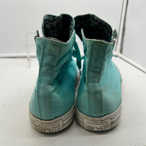 Wiz Khalifa x Converse Shoes Mens 9 Chuck Taylor Swag Hi Sneakers Teal Blue - Picture 4 of 11